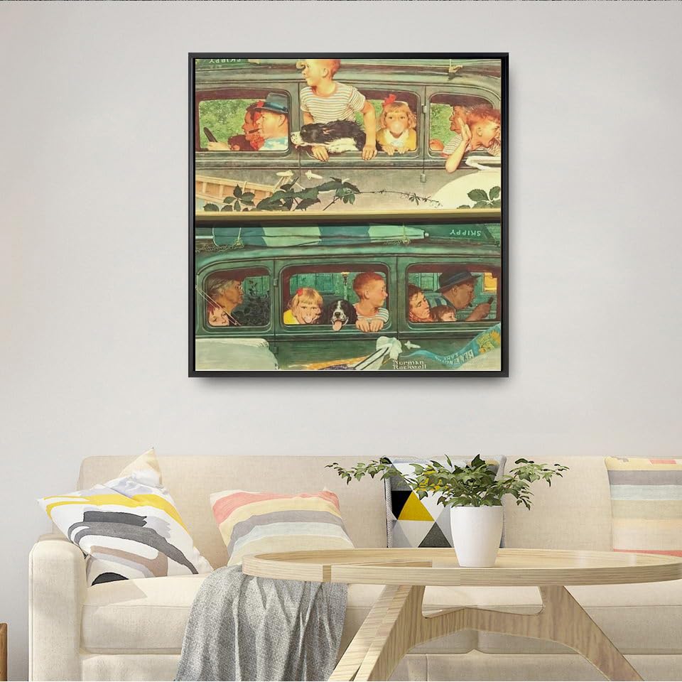 額装品/Traveling/ノーマン ロックウェル/インテリア/アート/ポスター 額装品/Traveling/ノーマン ロックウェル/インテリア/アート